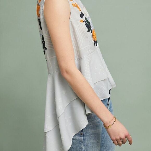 ANTHROPOLOGIE Sahil Kochhar Kashti Embroidered Top - Picture 3 of 8